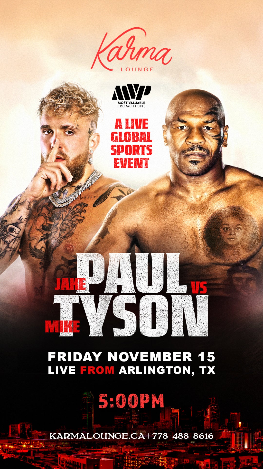 Paul vs tyson godzina